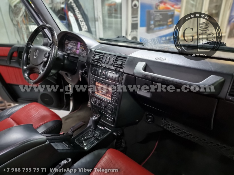 Gwagon 2009 dashboard remaking. Mercedes Comand 5.1 for G-Class W463